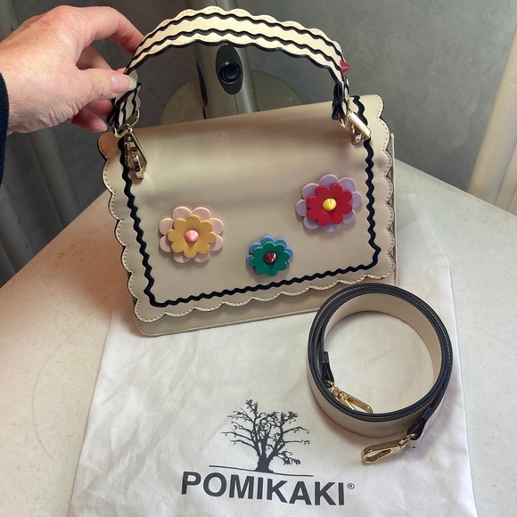 Pomikaki Handbags - Pomikaki 2-1 Floral Satchel